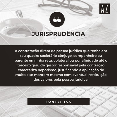 Nepotismo e a contrata&ccedil;&atilde;o p&uacute;blica